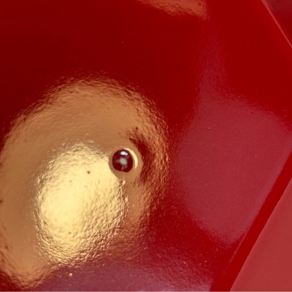 WATERING CAN Red Geometric with Circular Handle and Long Spout - Picture 7 of 10